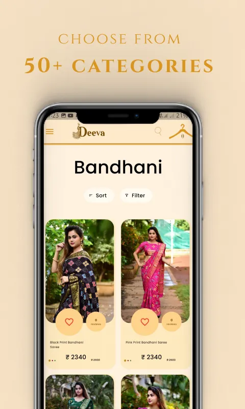 DEEVA - The Online Saree Store | Indus Appstore | Screenshot