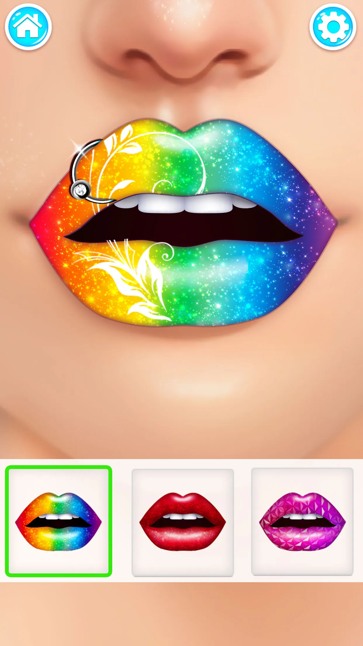 Lip Art Salon: DIY Makeup Game | Indus Appstore | Screenshot