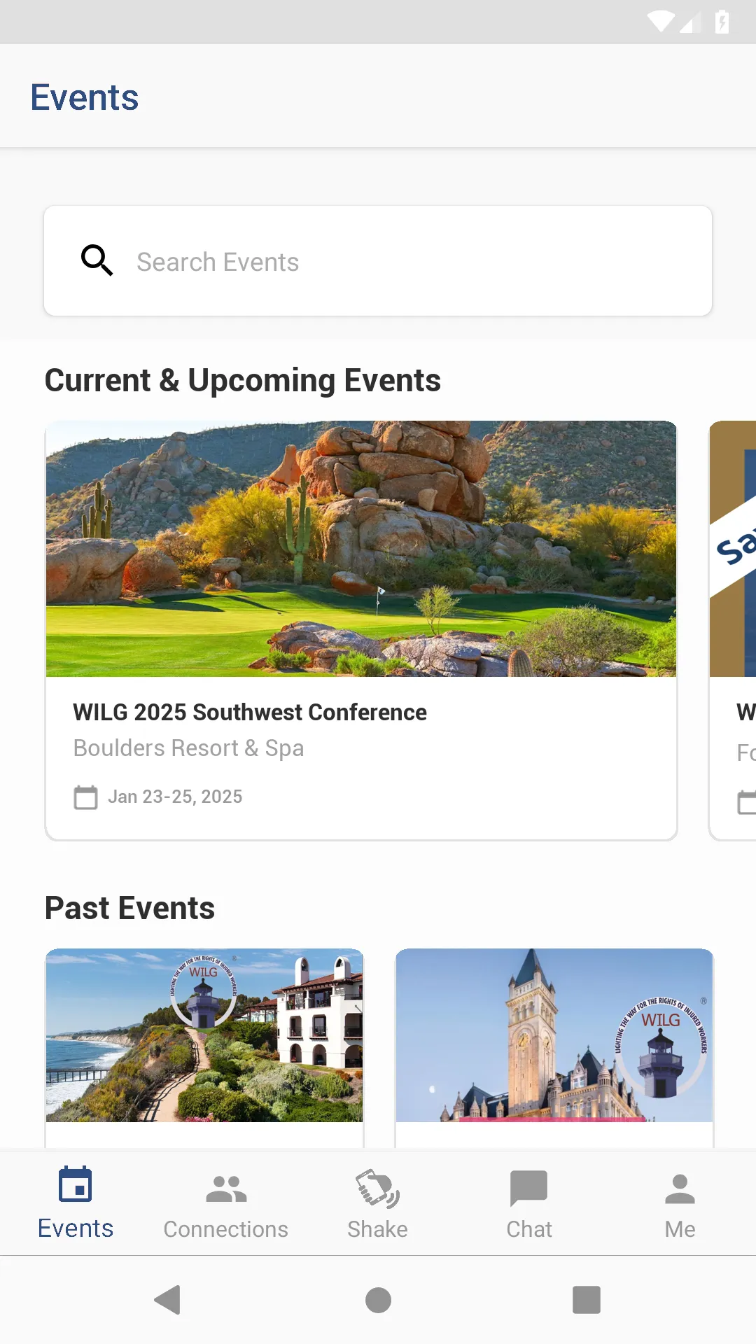 WILG® Events | Indus Appstore | Screenshot