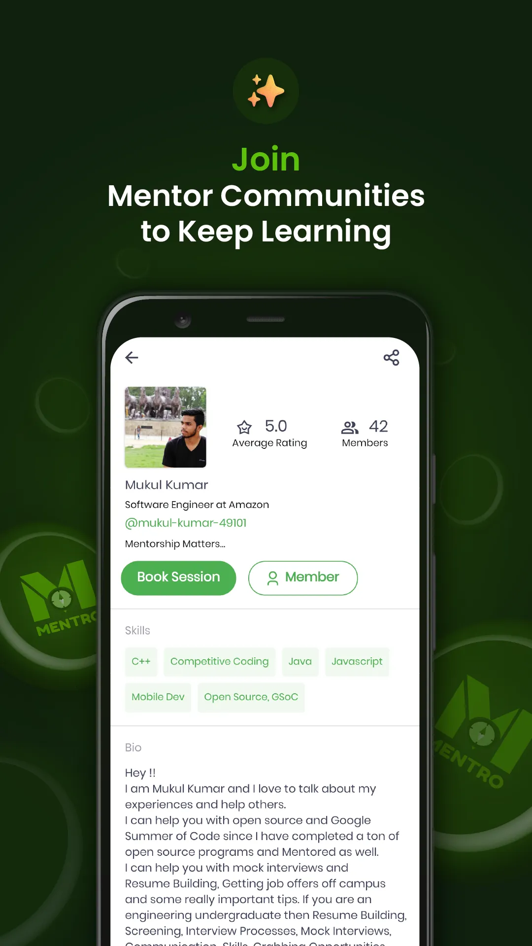 Mentro - Learn with Mentors | Indus Appstore | Screenshot