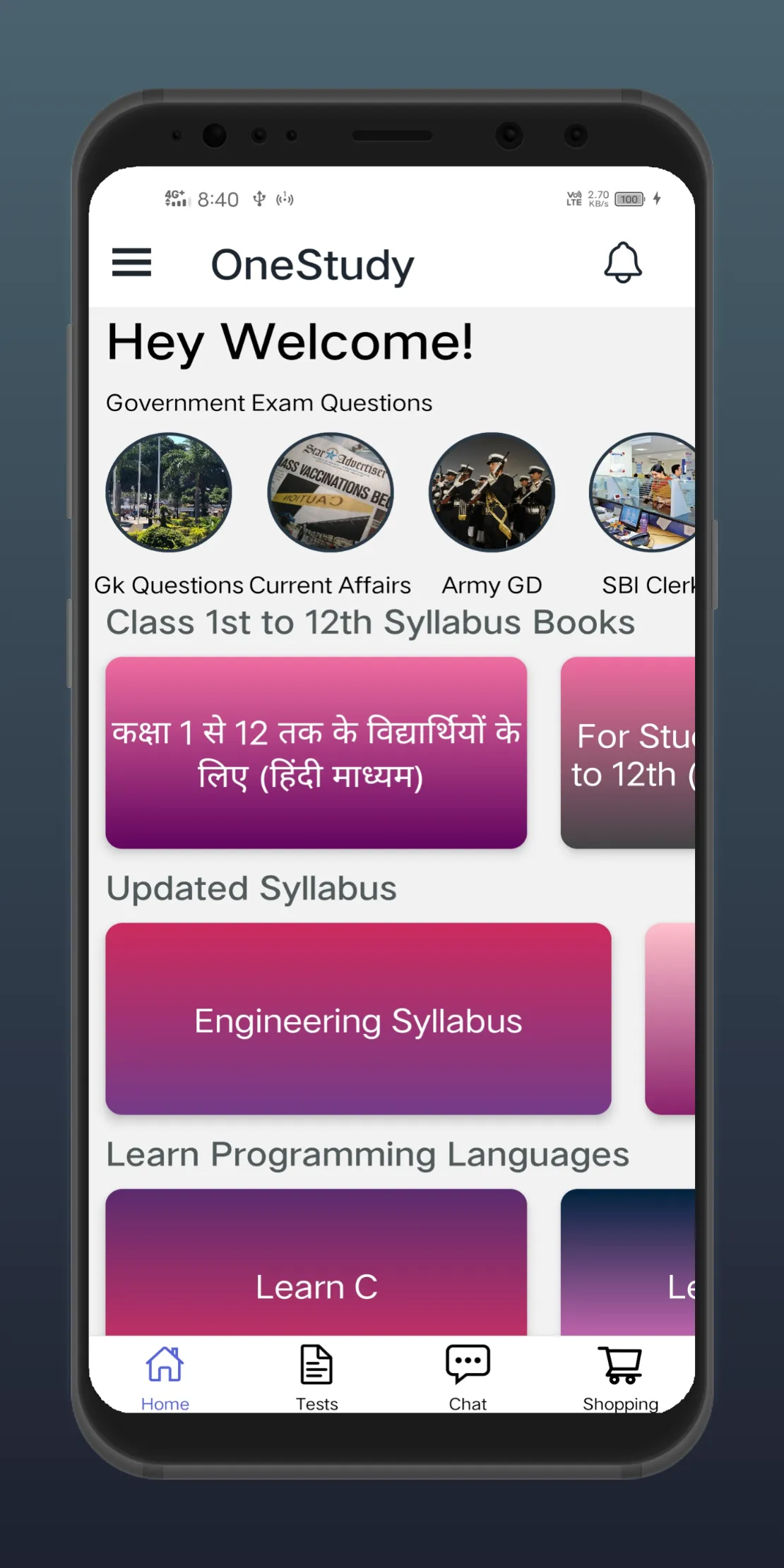 OneStudy - Smart Studies App | Indus Appstore | Screenshot