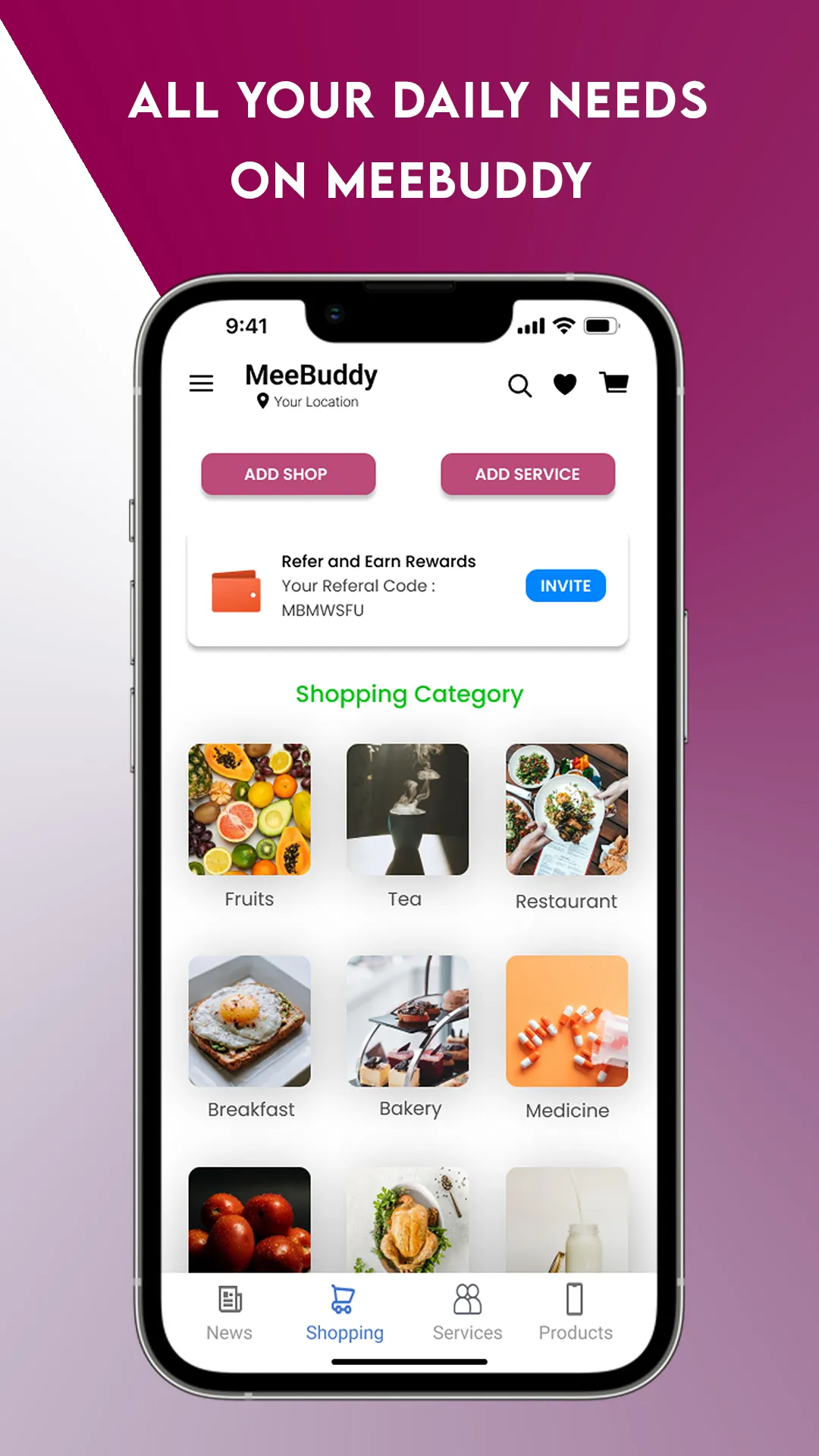 MeeBuddy - Local Shops & News | Indus Appstore | Screenshot