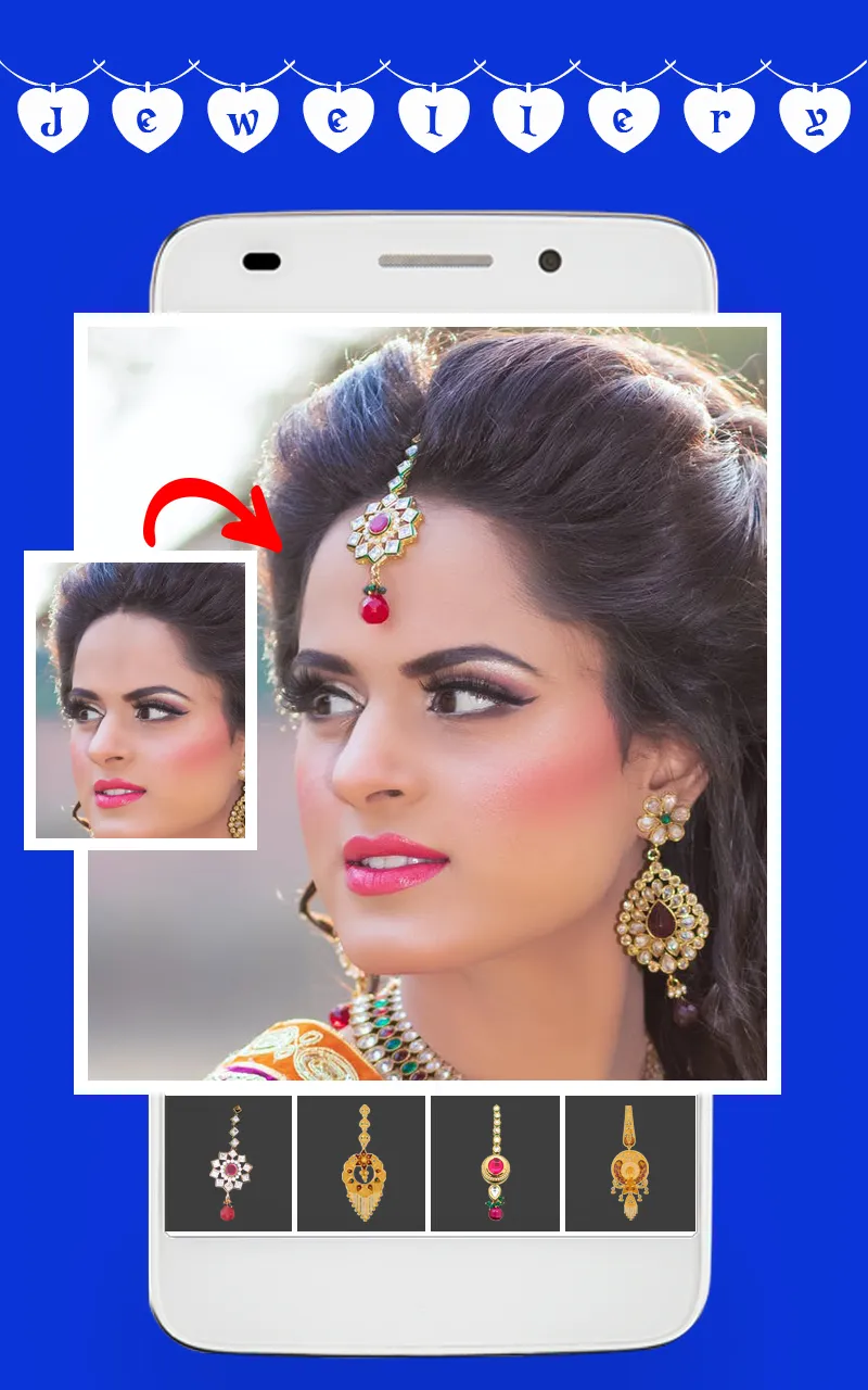 Jewellery photo editor frames | Indus Appstore | Screenshot