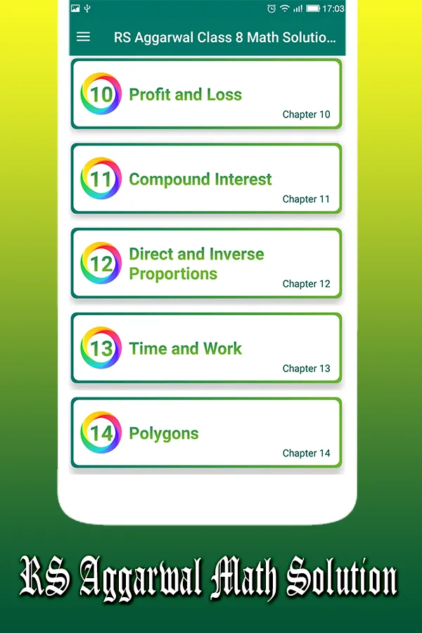 RS Aggarwal Class 8 Math Solut | Indus Appstore | Screenshot