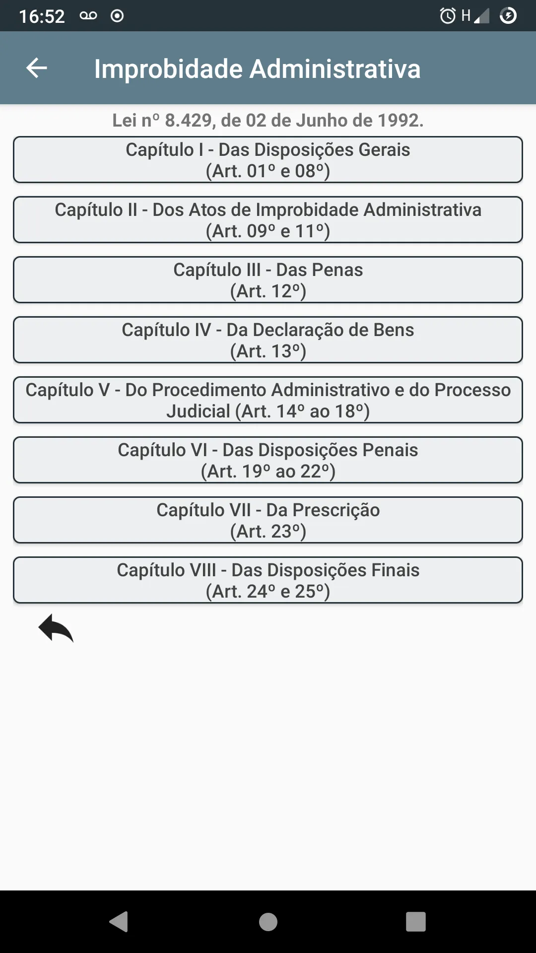 Improbidade Admin. 2024 | Indus Appstore | Screenshot