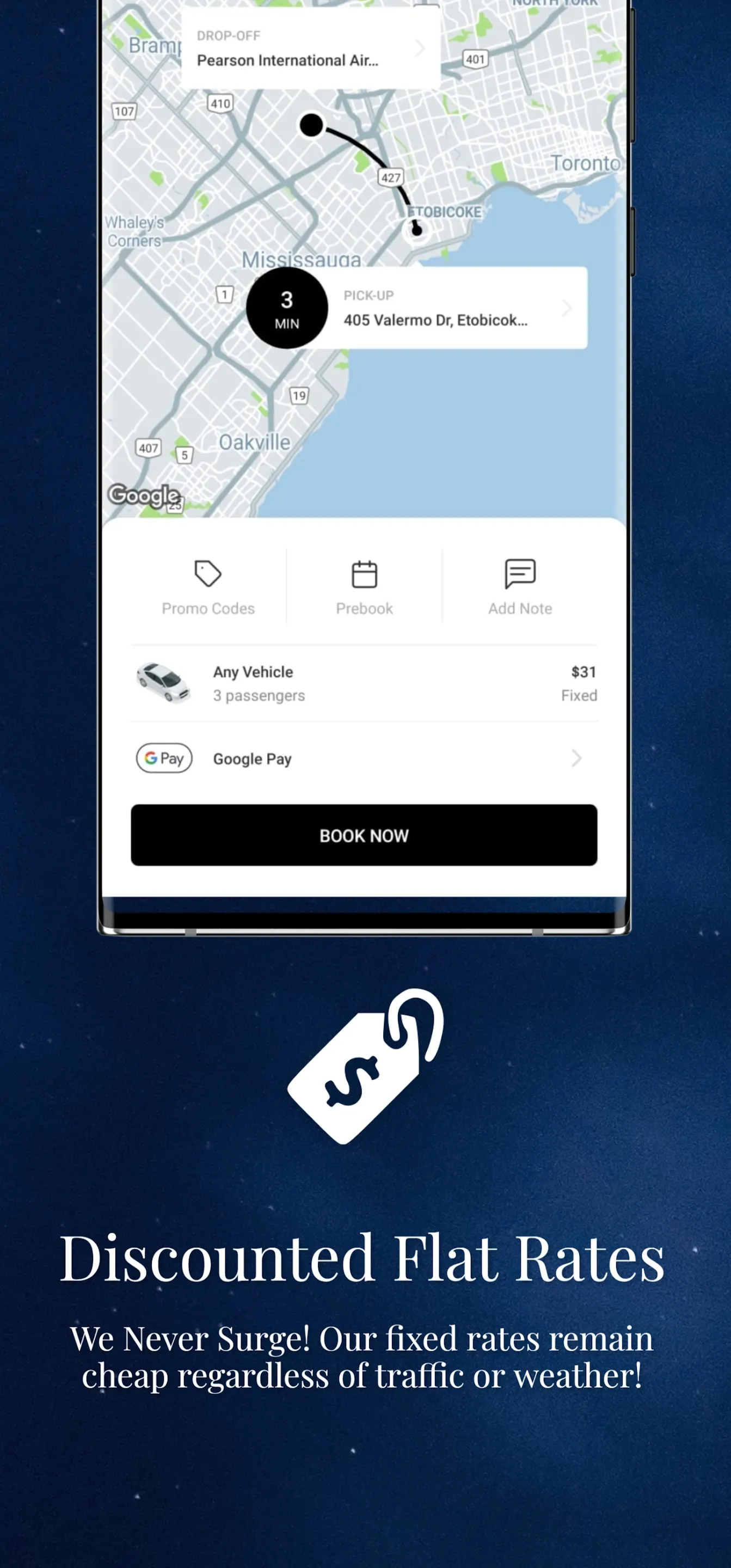 Aeroport Taxi & Limo Service | Indus Appstore | Screenshot