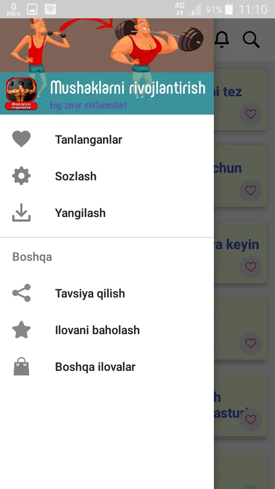 Mushaklarni rivojlantirish | Indus Appstore | Screenshot