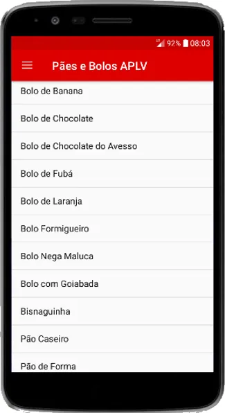 Pães e Bolos APLV | Indus Appstore | Screenshot