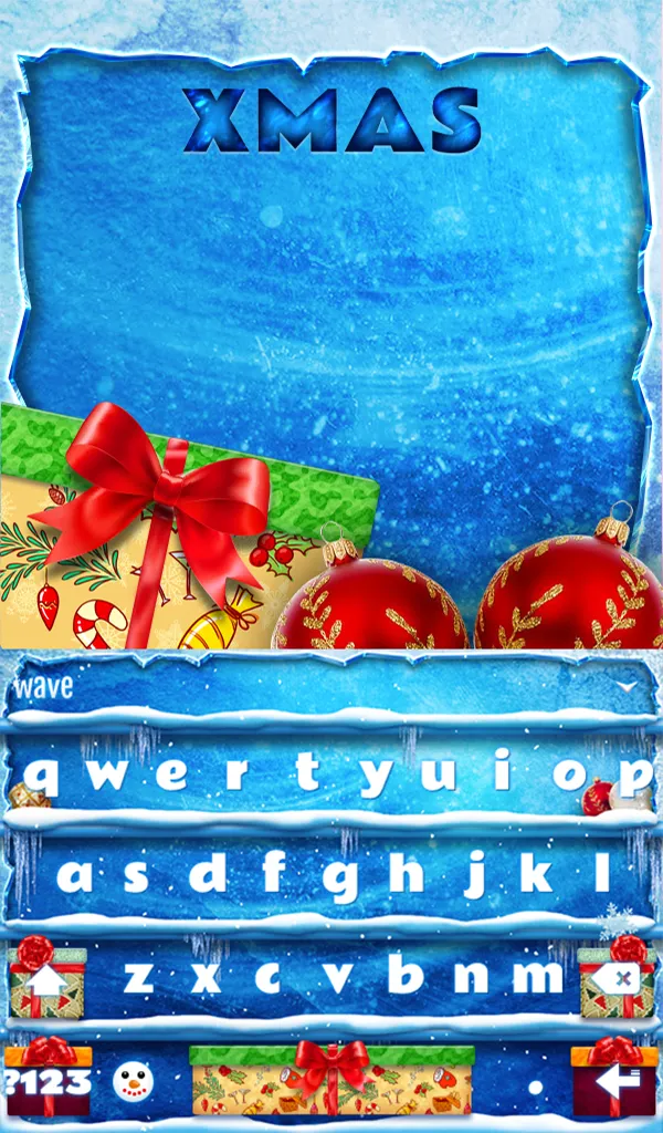 Xmas Keyboard & Wallpaper | Indus Appstore | Screenshot