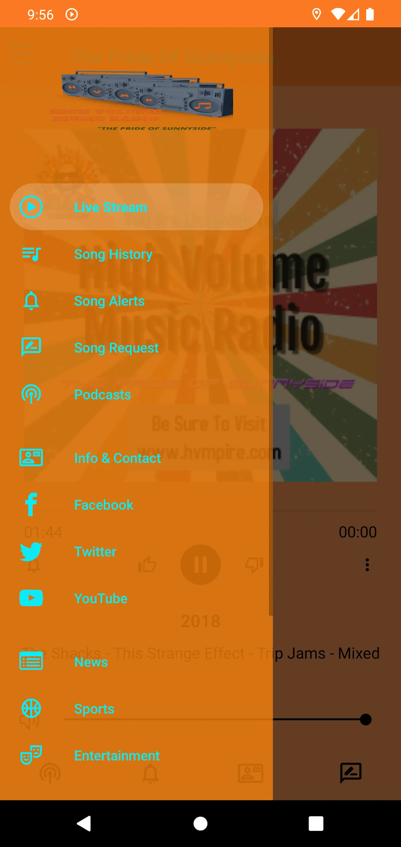 High Volume Music Radio | Indus Appstore | Screenshot