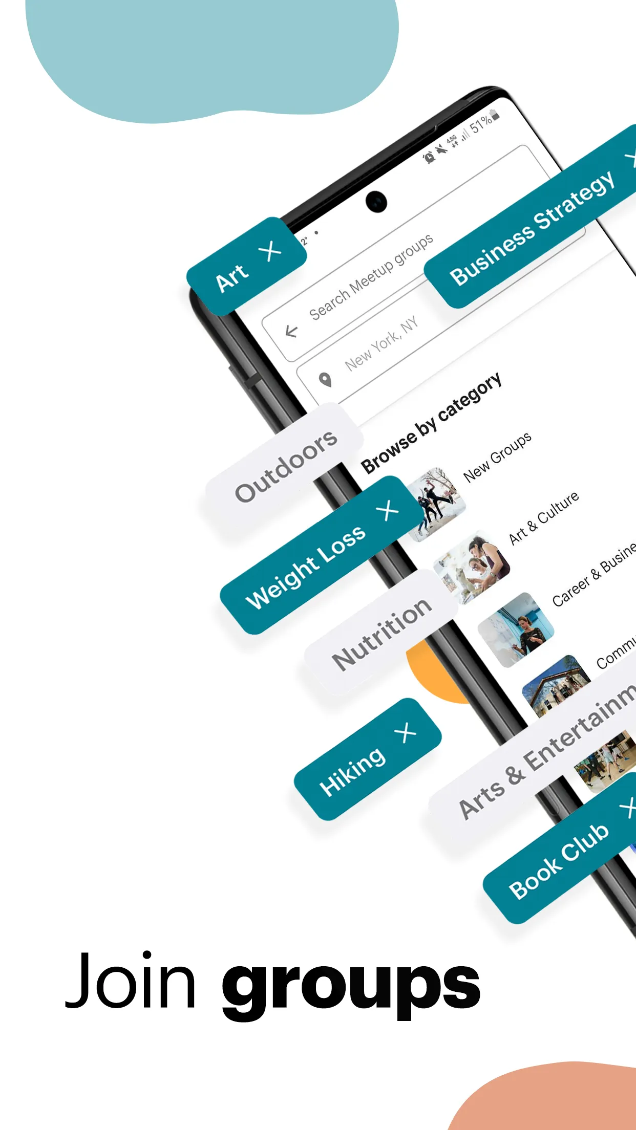 Meetup: Social Events & Groups | Indus Appstore | Screenshot