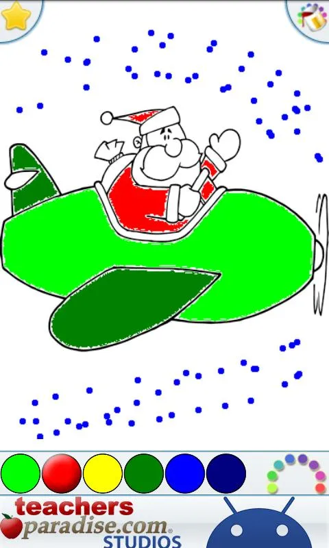 Christmas Coloring Book Games | Indus Appstore | Screenshot