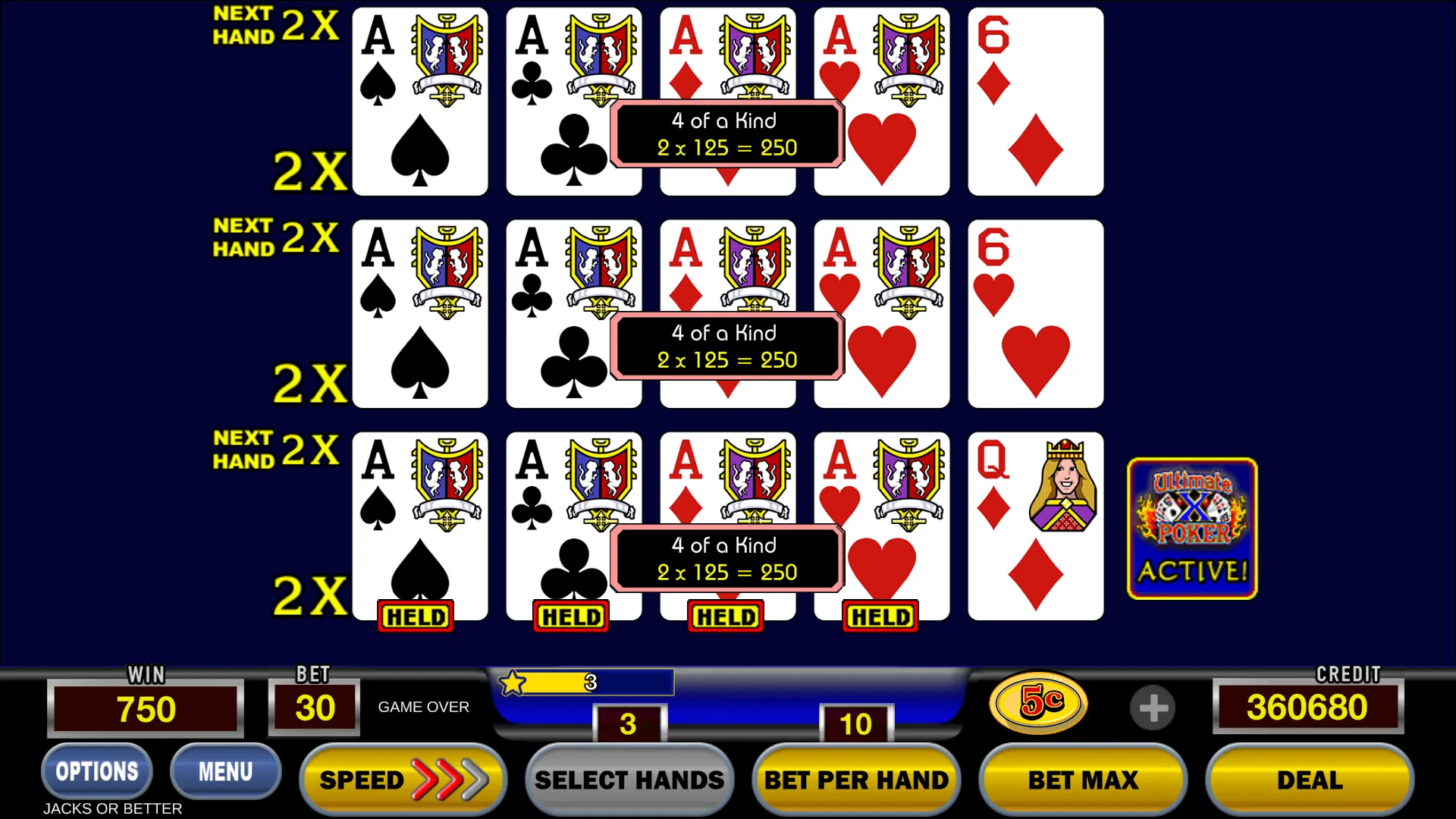 Ultimate X Poker™ Video Poker | Indus Appstore | Screenshot