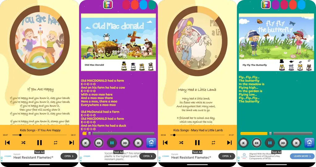 Kids Songs Nursery Rhymes | Indus Appstore | Screenshot