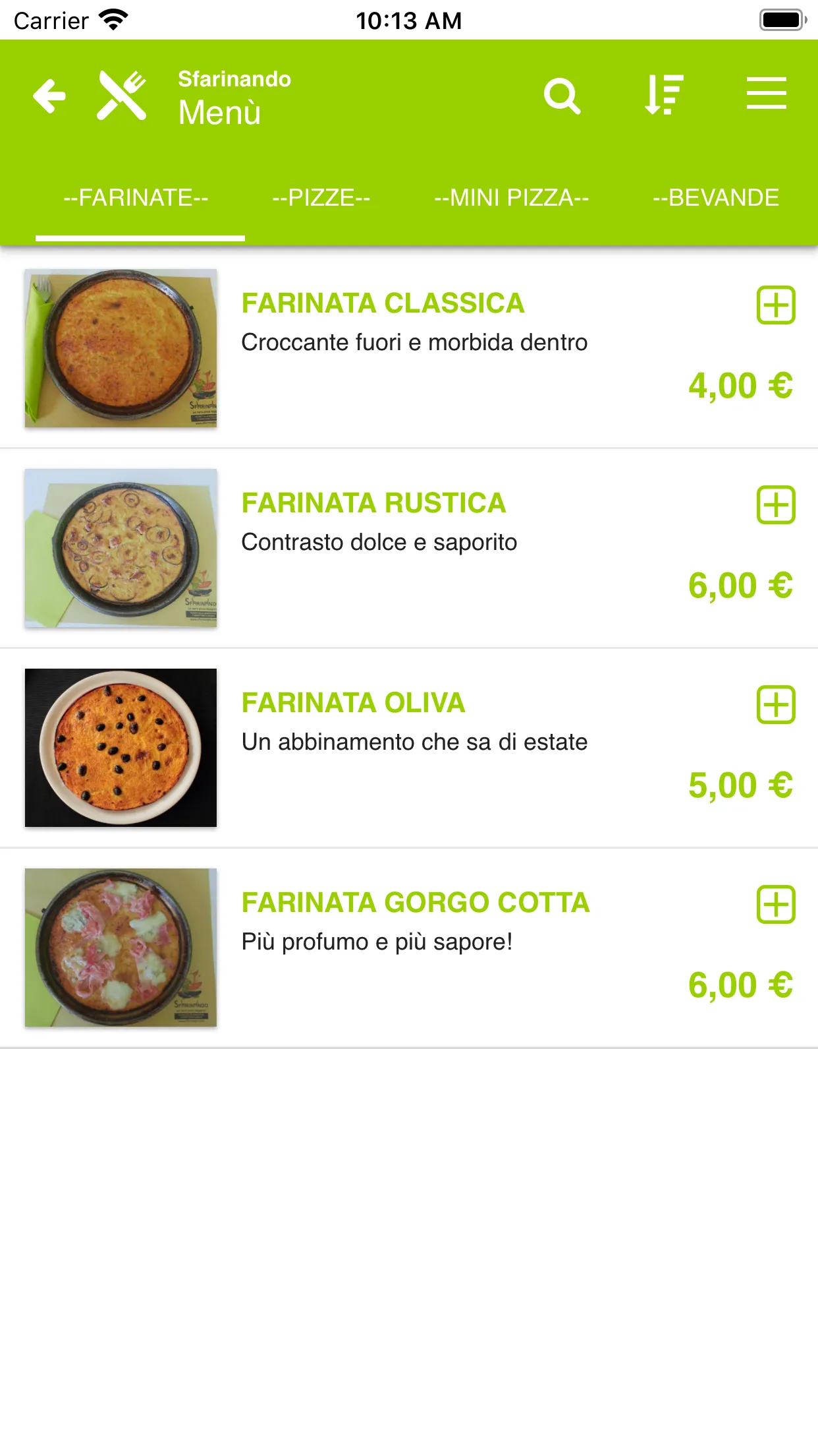 Sfarinando Pizzeria | Indus Appstore | Screenshot