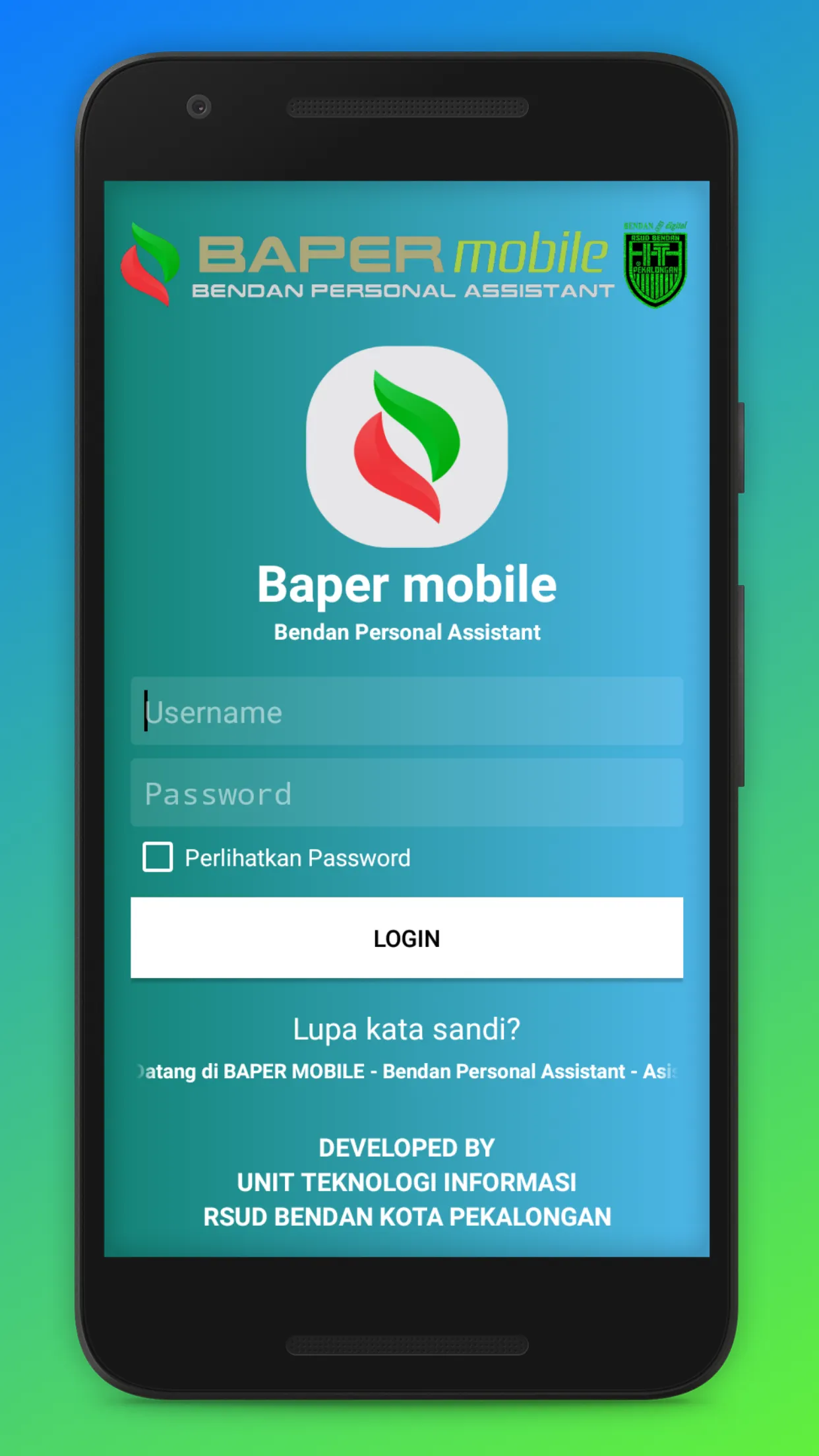 BAPER mobile | Indus Appstore | Screenshot