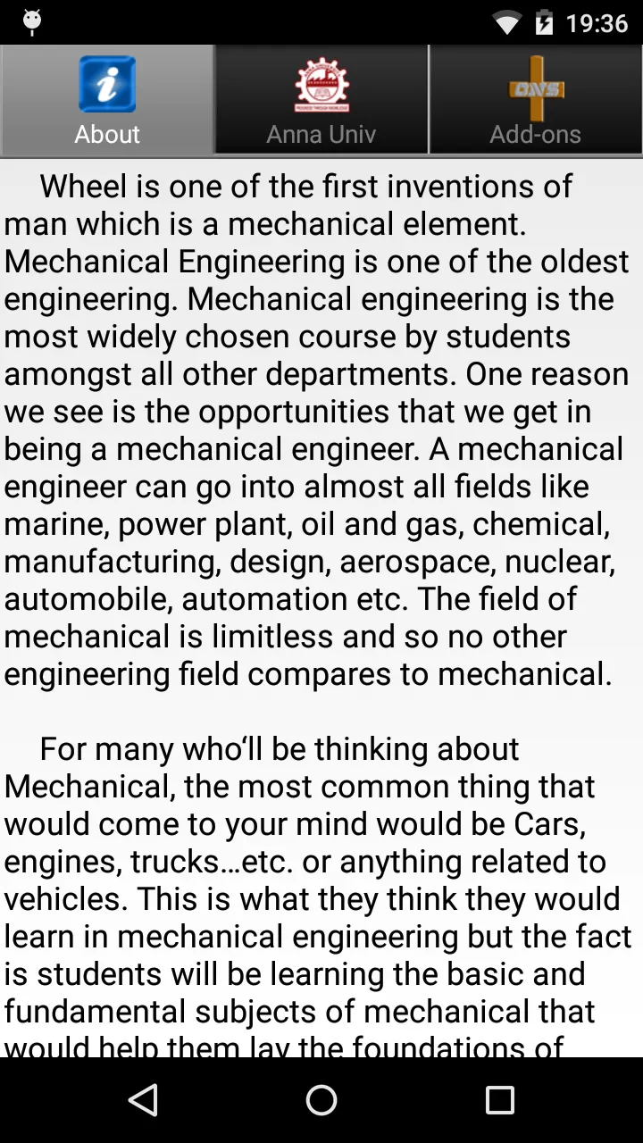 Mechanical Engineering Tips: A | Indus Appstore | Screenshot