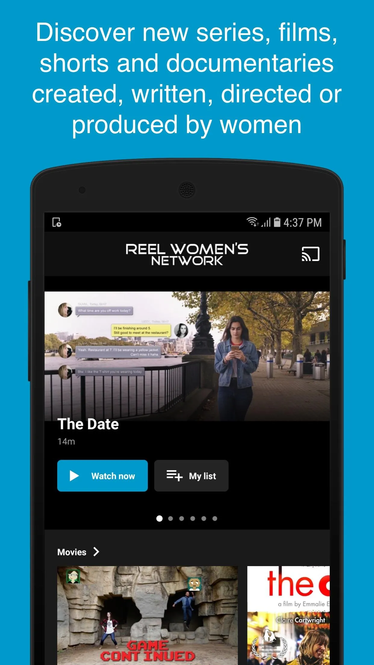 Reel Women's Network | Indus Appstore | Screenshot