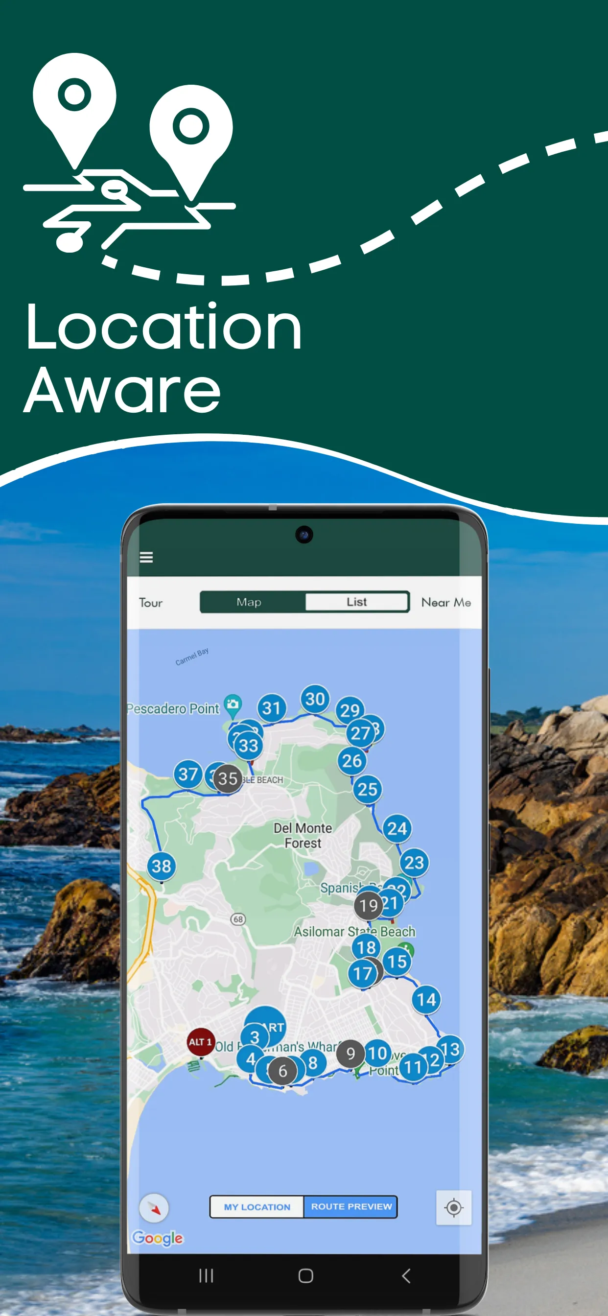 17 Mile Drive Audio Tour Guide | Indus Appstore | Screenshot