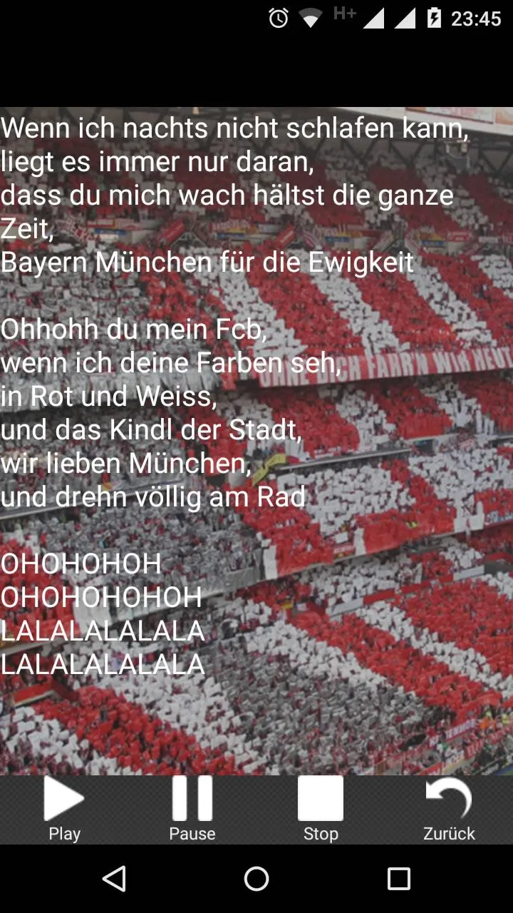 Fangesänge - Bayern Munchen | Indus Appstore | Screenshot