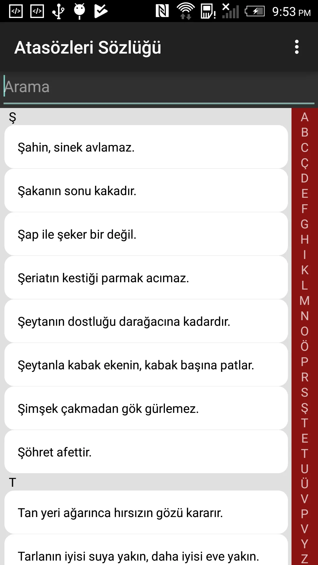 Atasözleri Sözlüğü | Indus Appstore | Screenshot