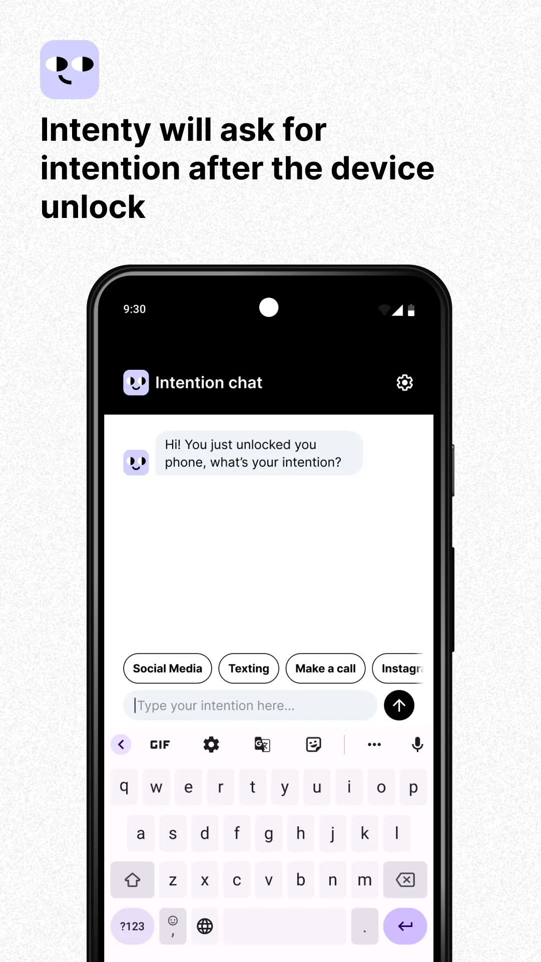 Intenty: use phone less | Indus Appstore | Screenshot