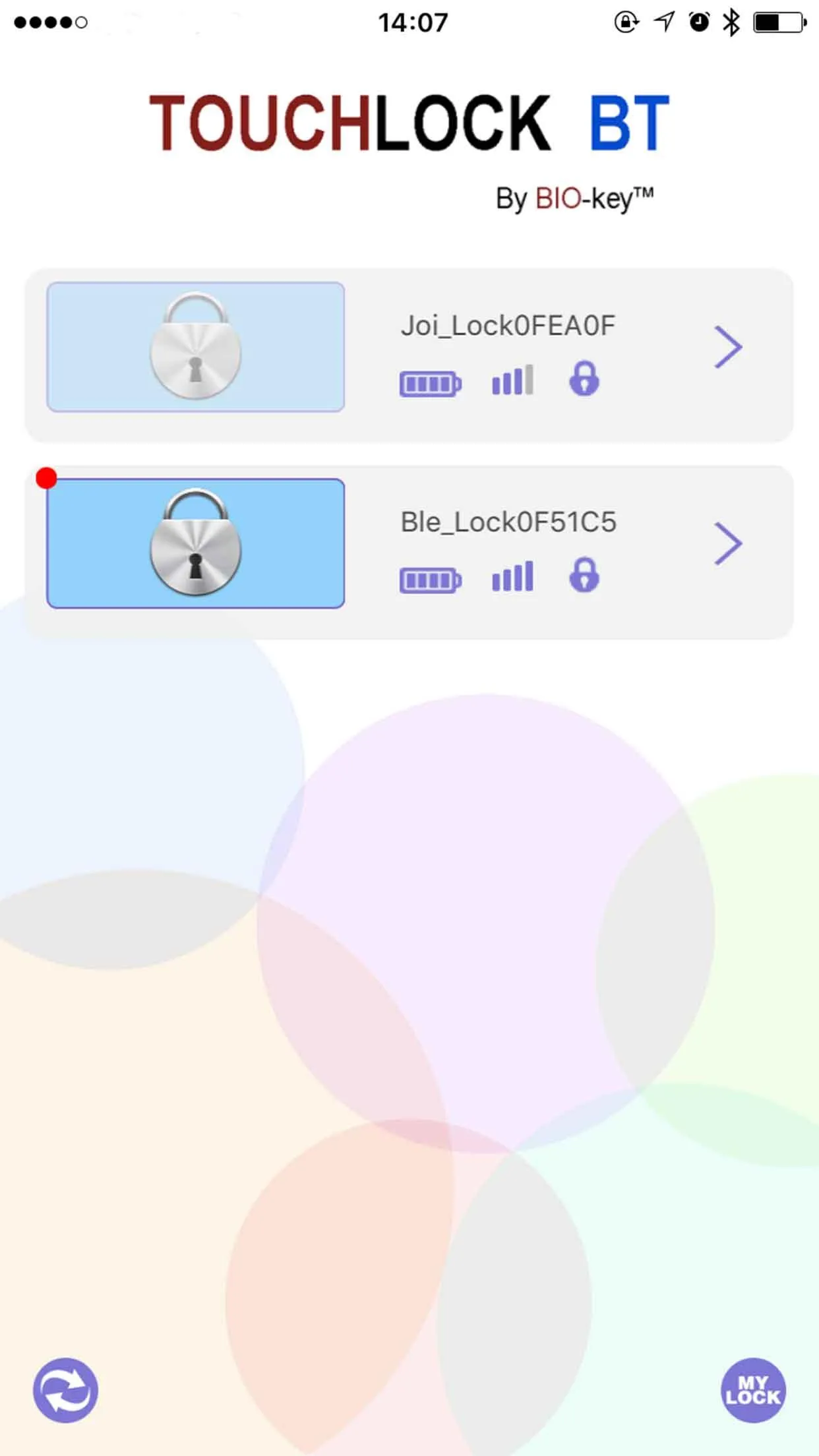 TouchLock BT | Indus Appstore | Screenshot