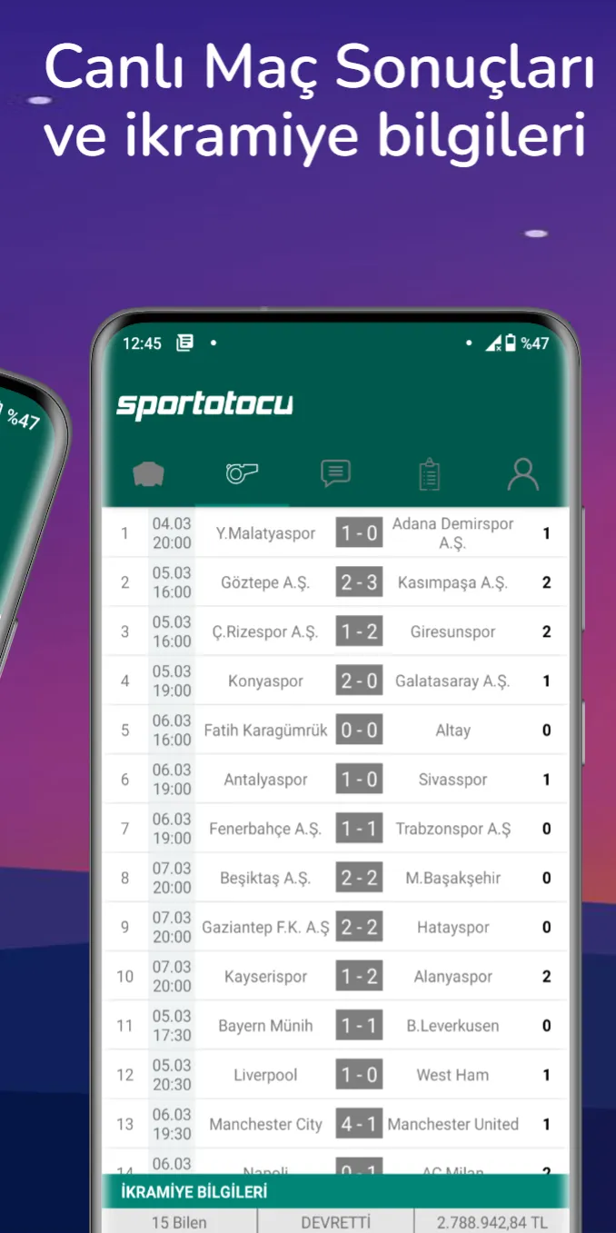 Sportoto Maç İstatistikleri | Indus Appstore | Screenshot