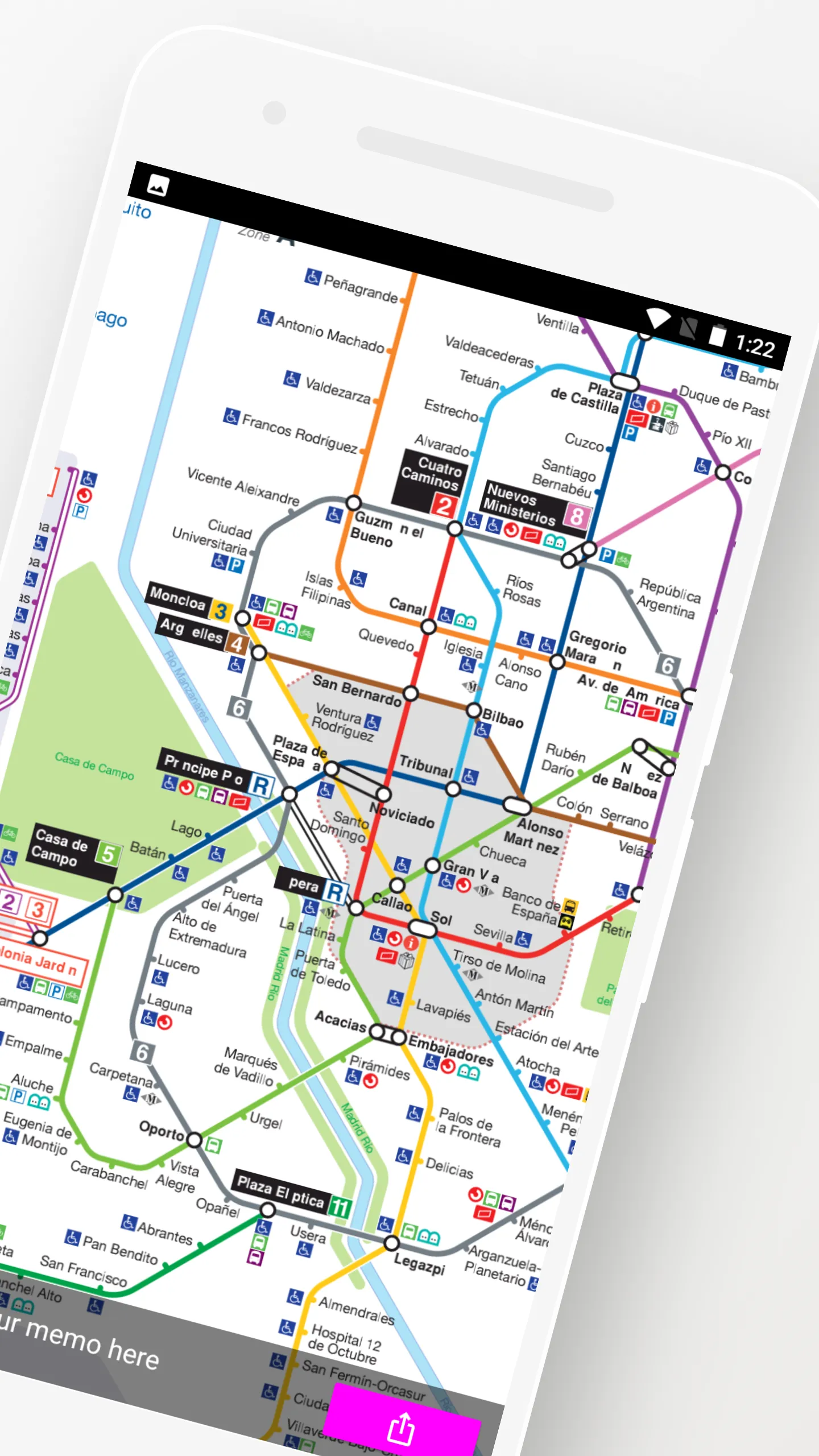 Madrid Metro Map Guide Offline | Indus Appstore | Screenshot