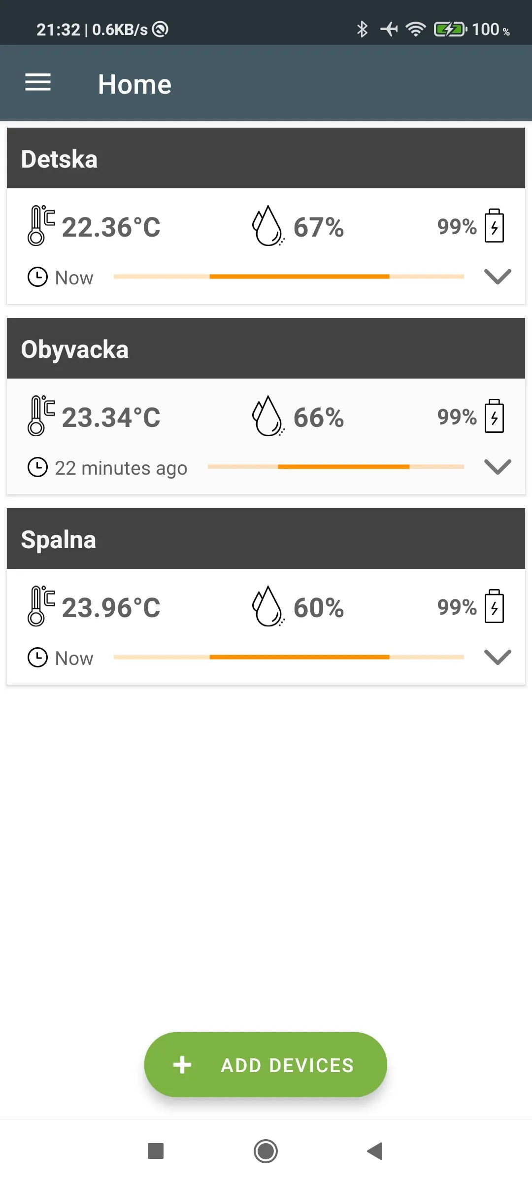 Mijia Temperature | Indus Appstore | Screenshot