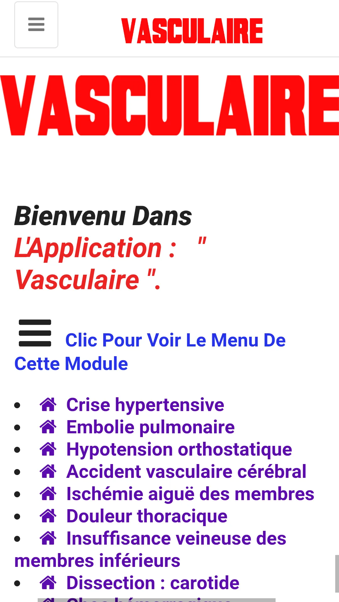 vascular diseases | Indus Appstore | Screenshot