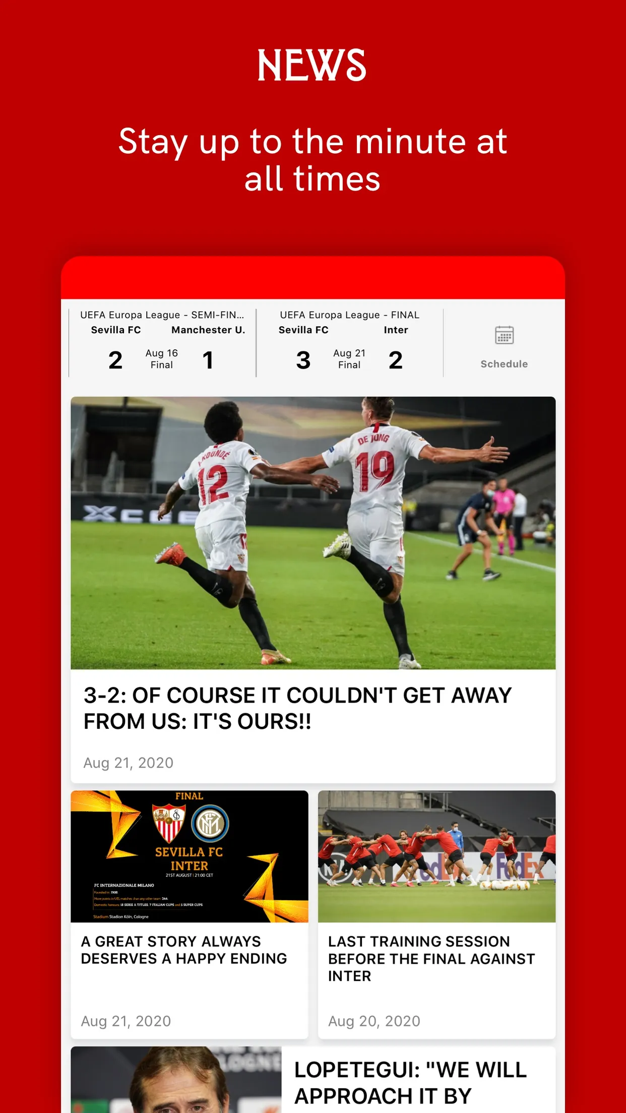 Sevilla FC - Official App | Indus Appstore | Screenshot