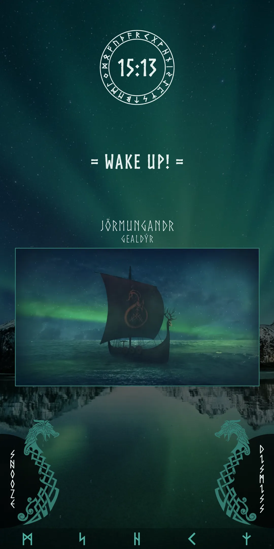 Viking music alarm clock | Indus Appstore | Screenshot