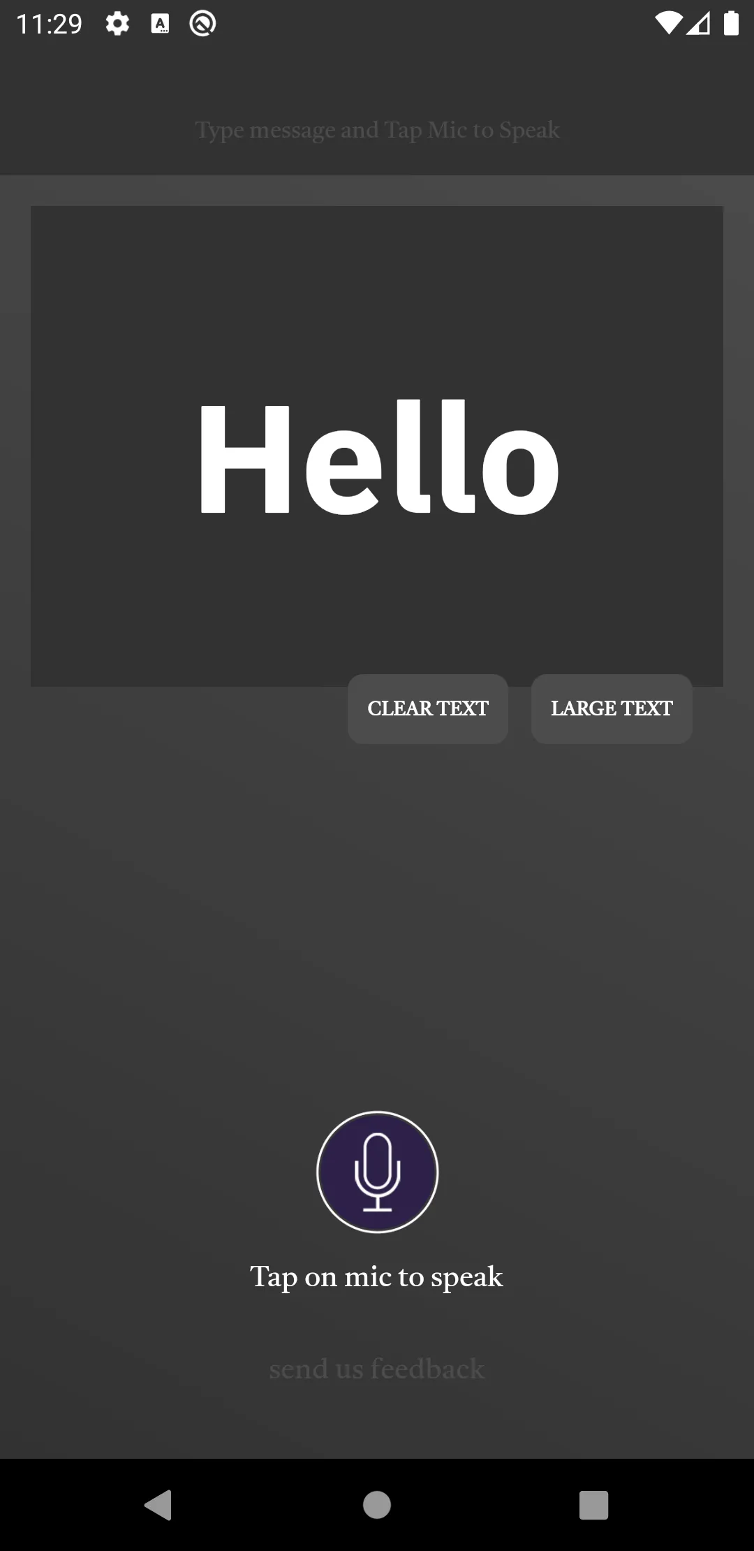 Speak Message - Large Text | Indus Appstore | Screenshot