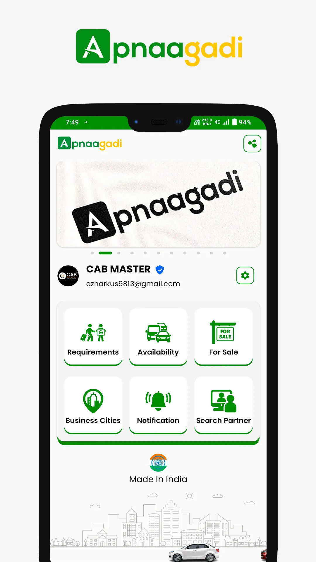 Apnaagadi Partner | Indus Appstore | Screenshot