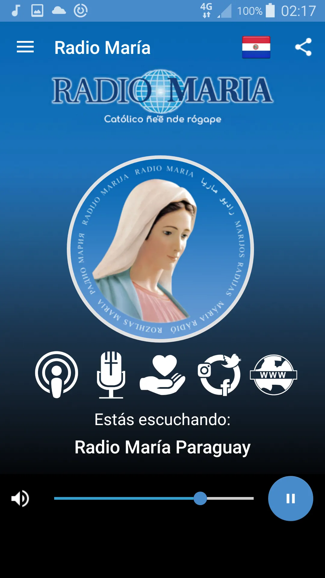 Radio Maria Paraguay | Indus Appstore | Screenshot