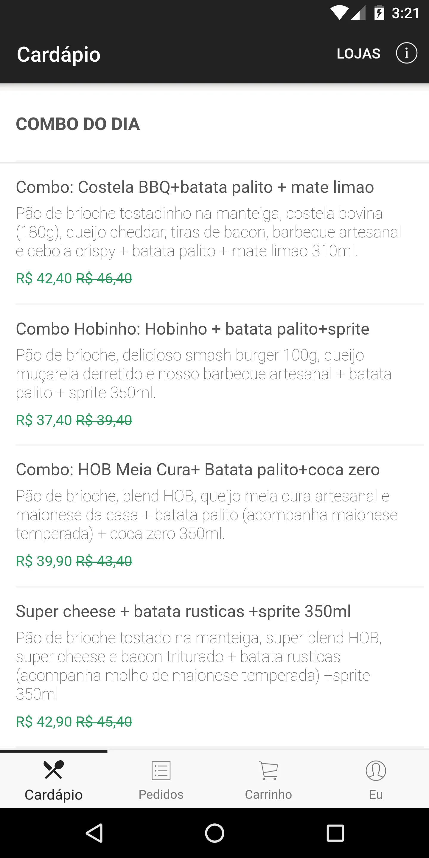 HOB Hamburgueria | Indus Appstore | Screenshot