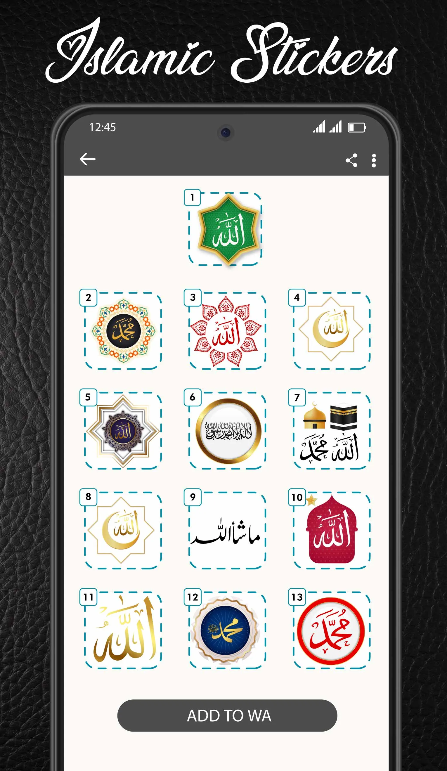 Islamic Stickers - WASticker | Indus Appstore | Screenshot