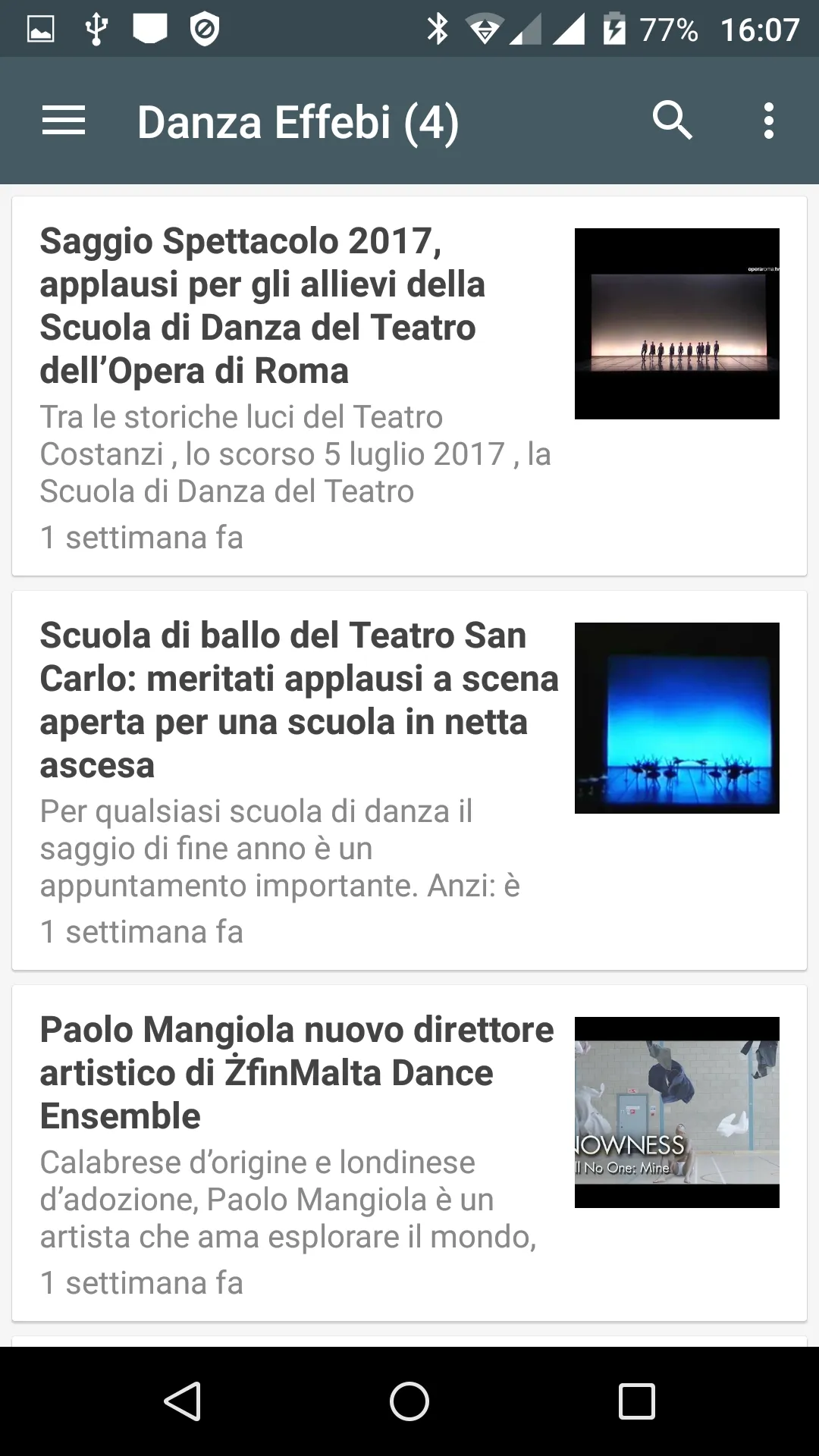 Danza Notizie | Indus Appstore | Screenshot