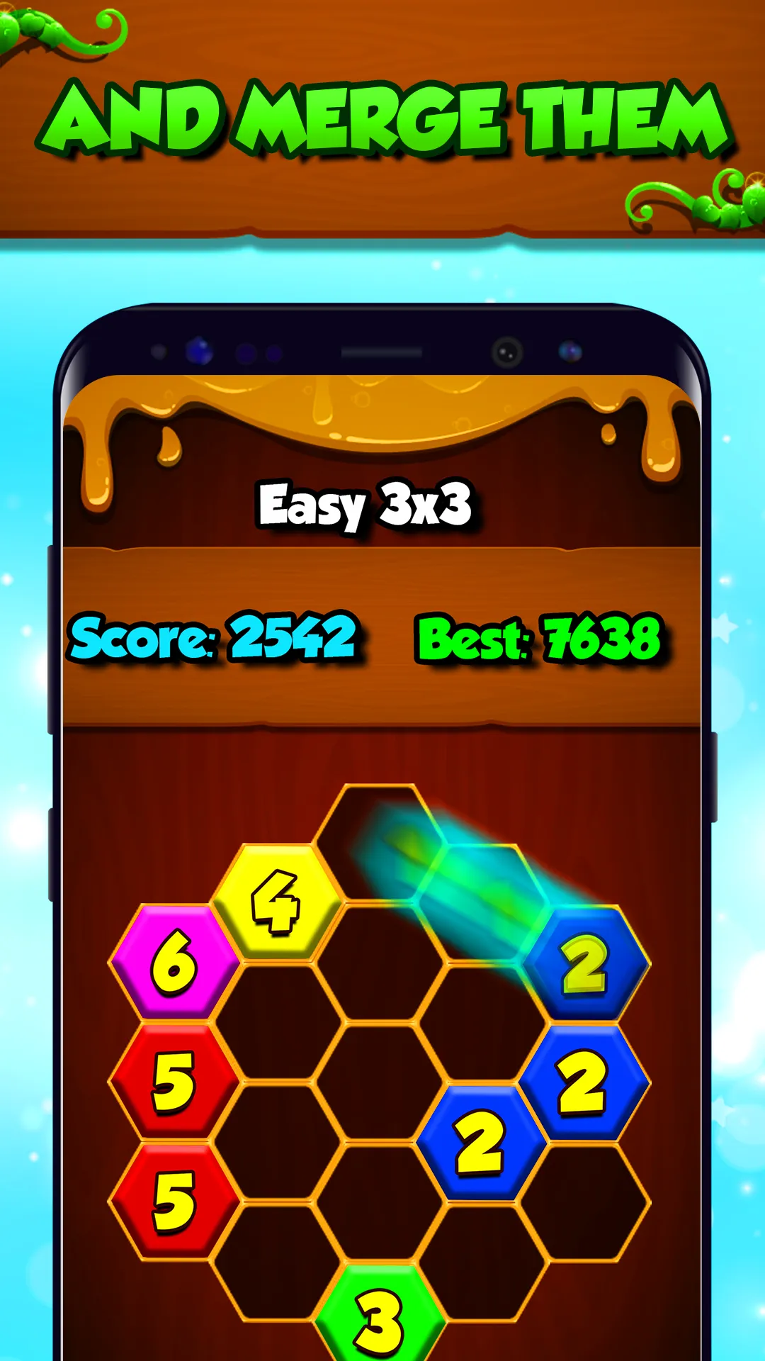 Hexa Numbers: Merge Puzzle | Indus Appstore | Screenshot