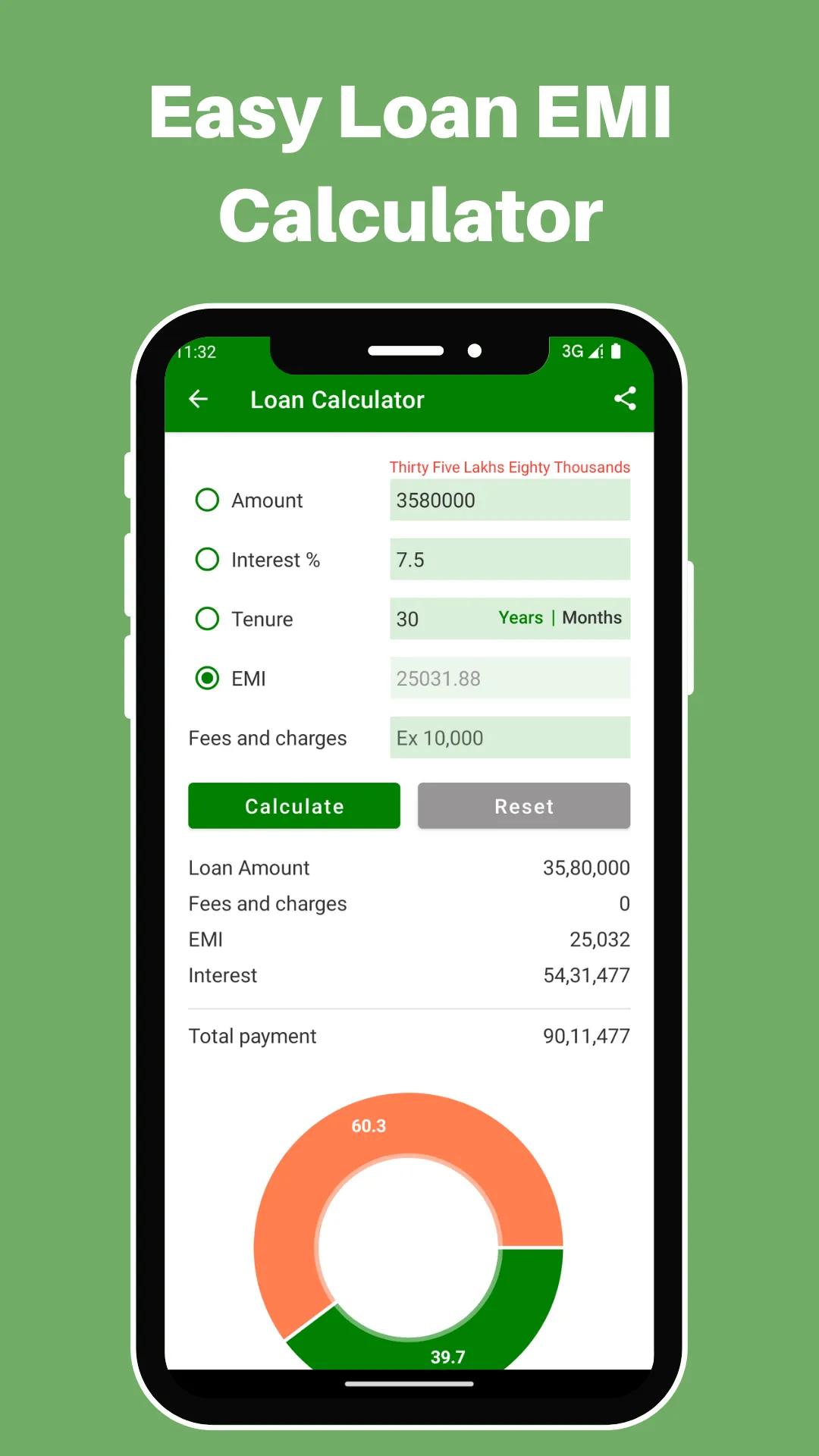 EMI Calculator | Indus Appstore | Screenshot