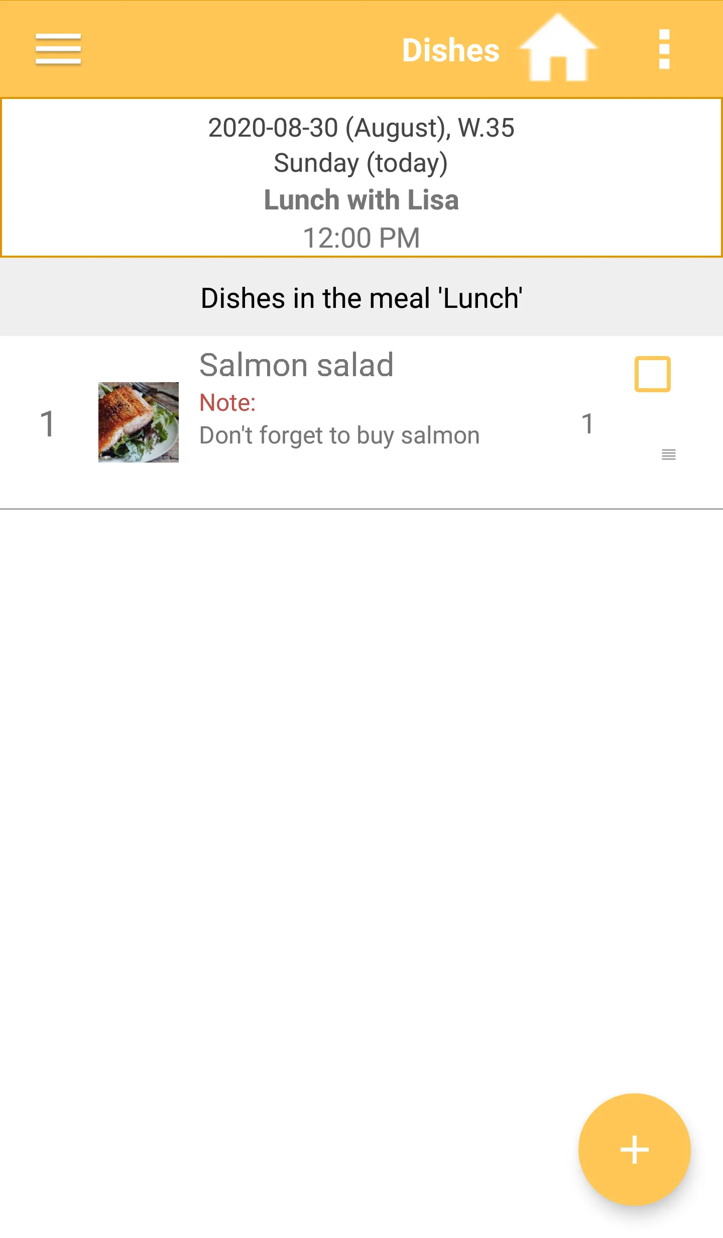 Meal planner | Indus Appstore | Screenshot