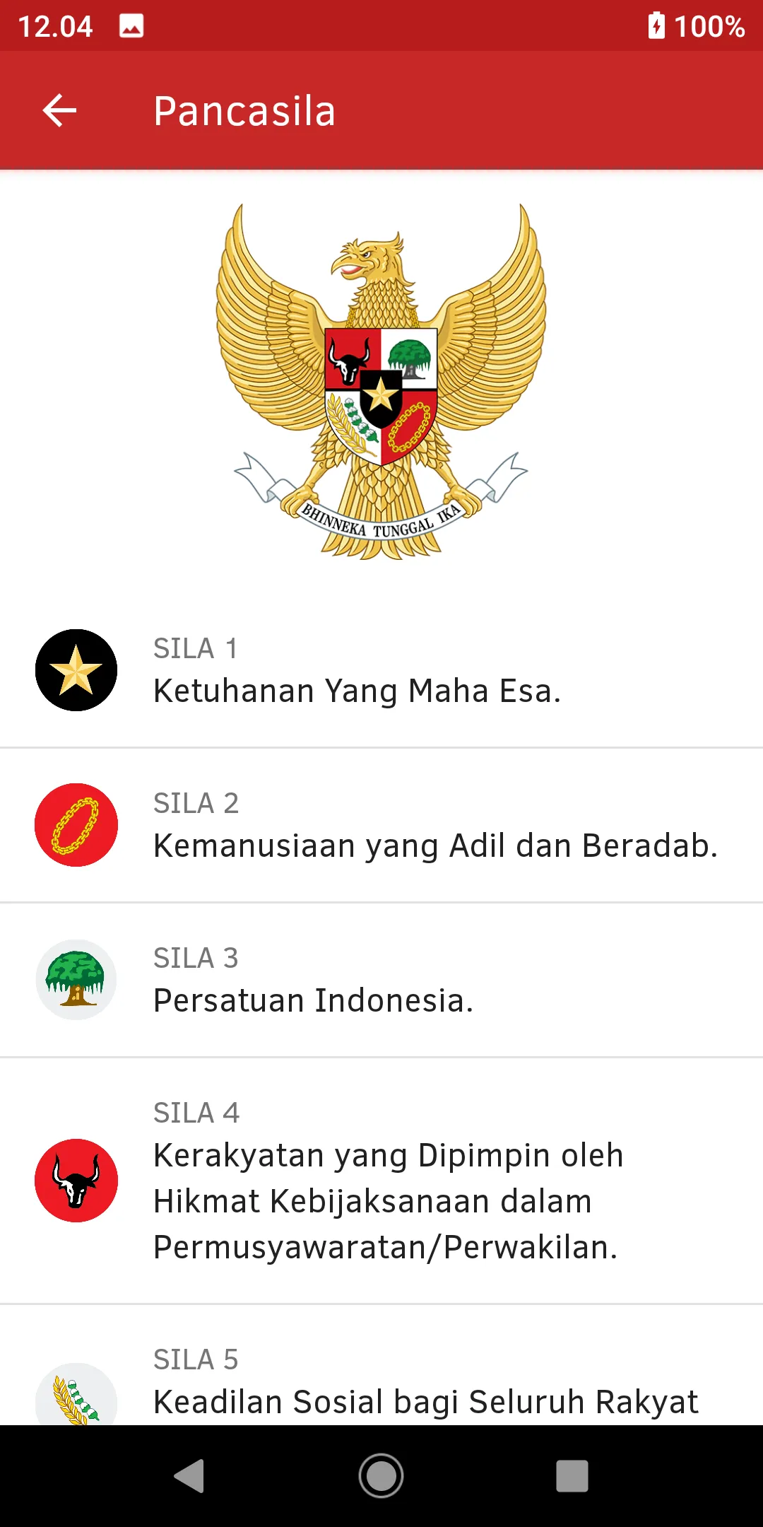 Pancasila & UUD 1945 Amandemen | Indus Appstore | Screenshot