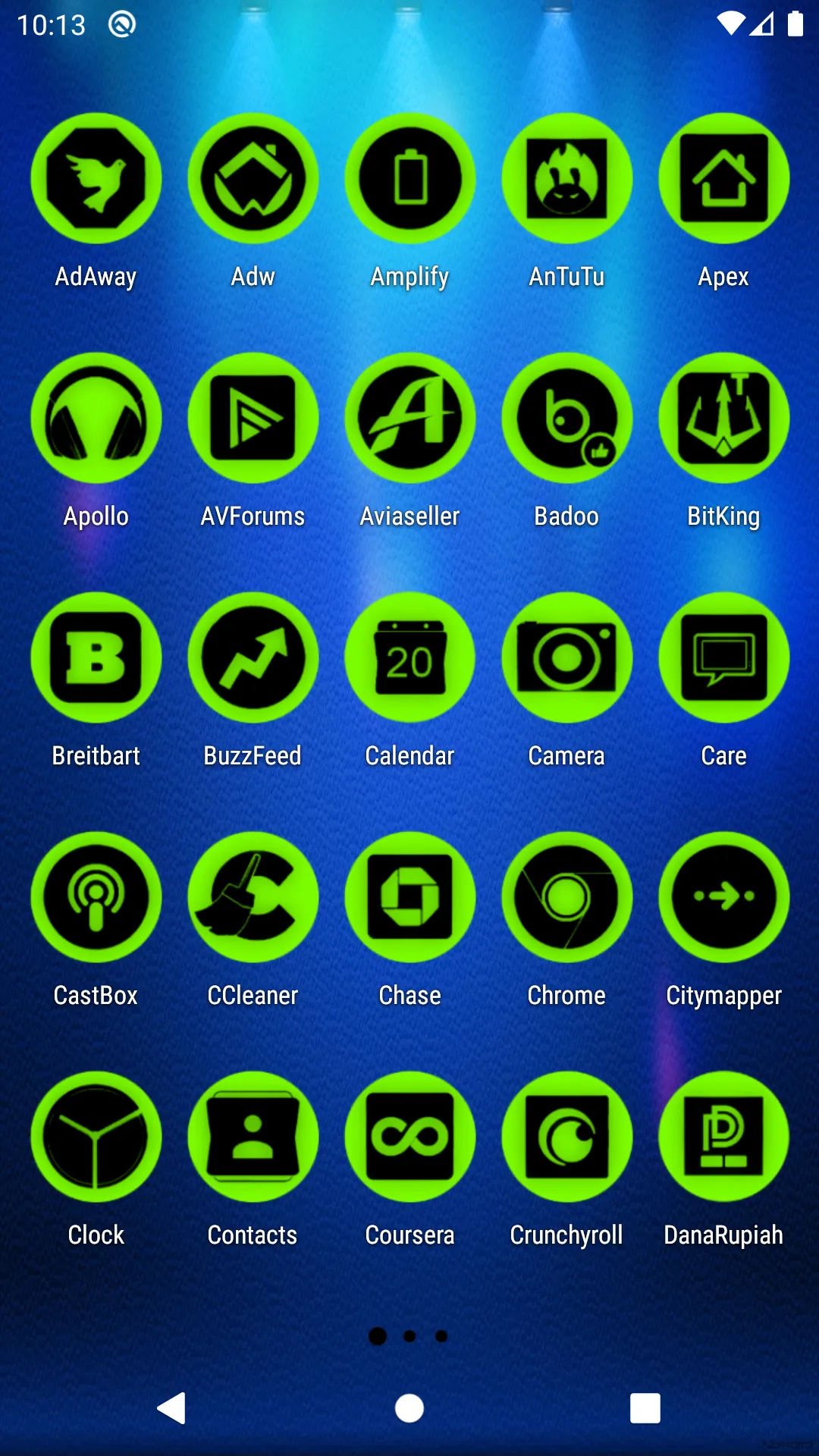 Oreo Neon Icon Pack P2 | Indus Appstore | Screenshot