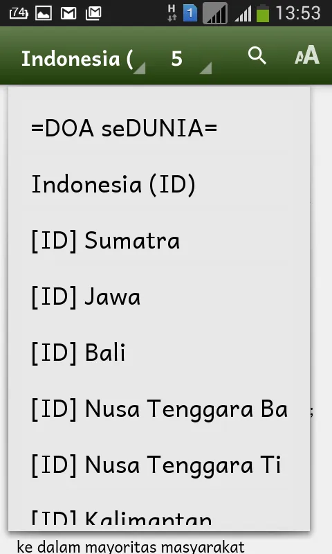 Doa seDunia -- Operation World | Indus Appstore | Screenshot