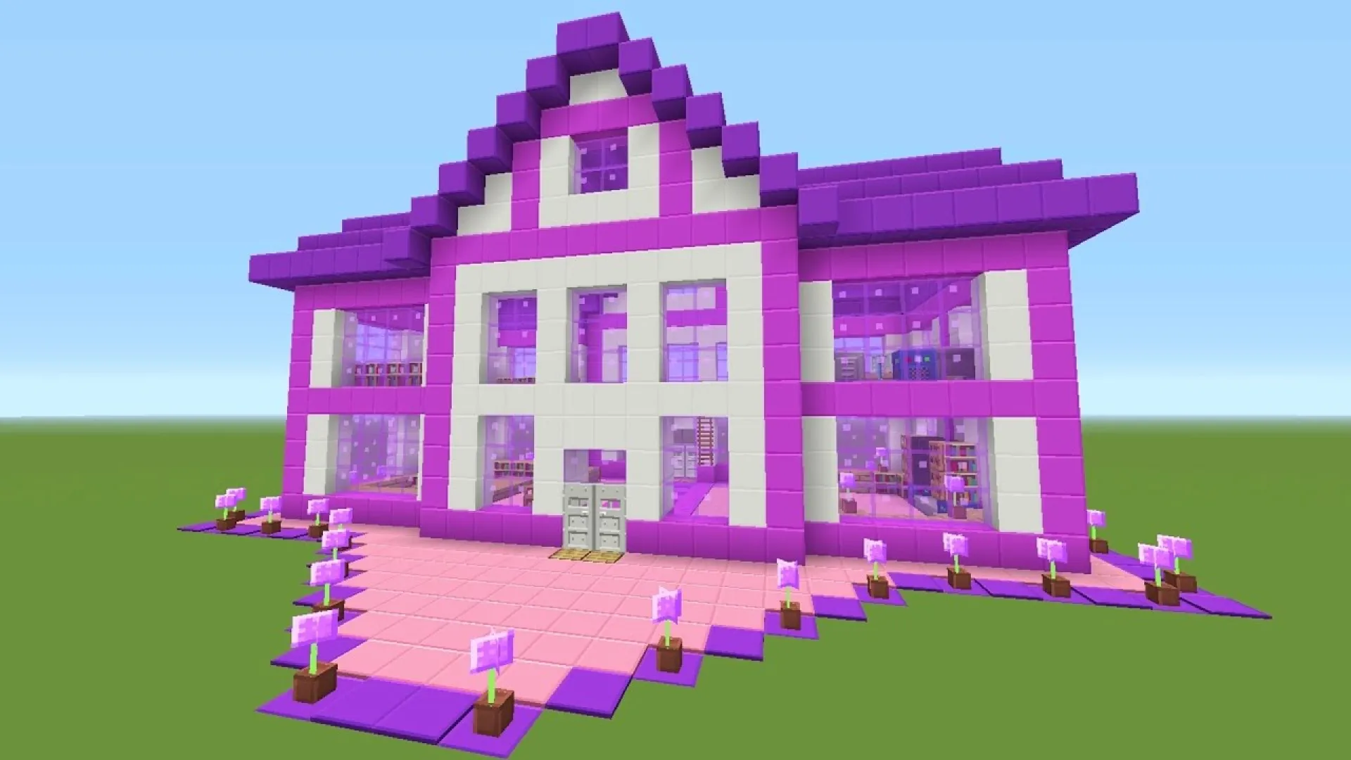 Pink houses for minecraft | Indus Appstore | Screenshot