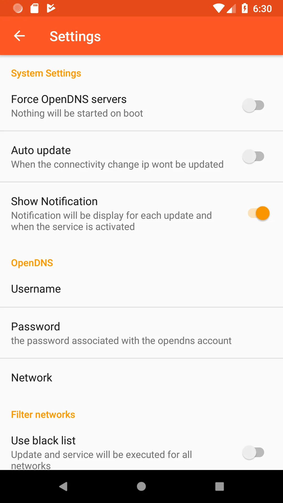 OpenDNS Updater | Indus Appstore | Screenshot