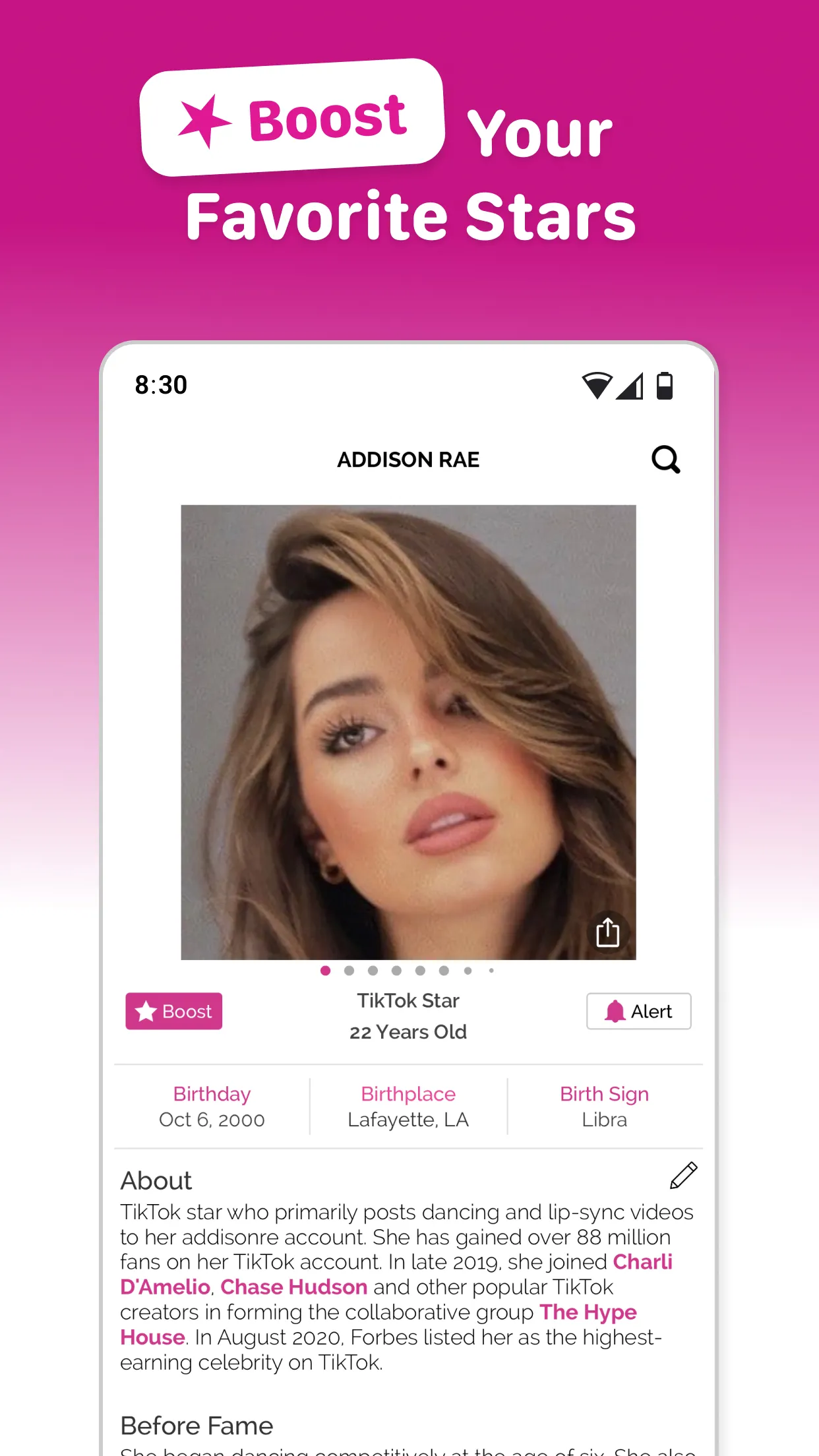 Famous Birthdays | Indus Appstore | Screenshot