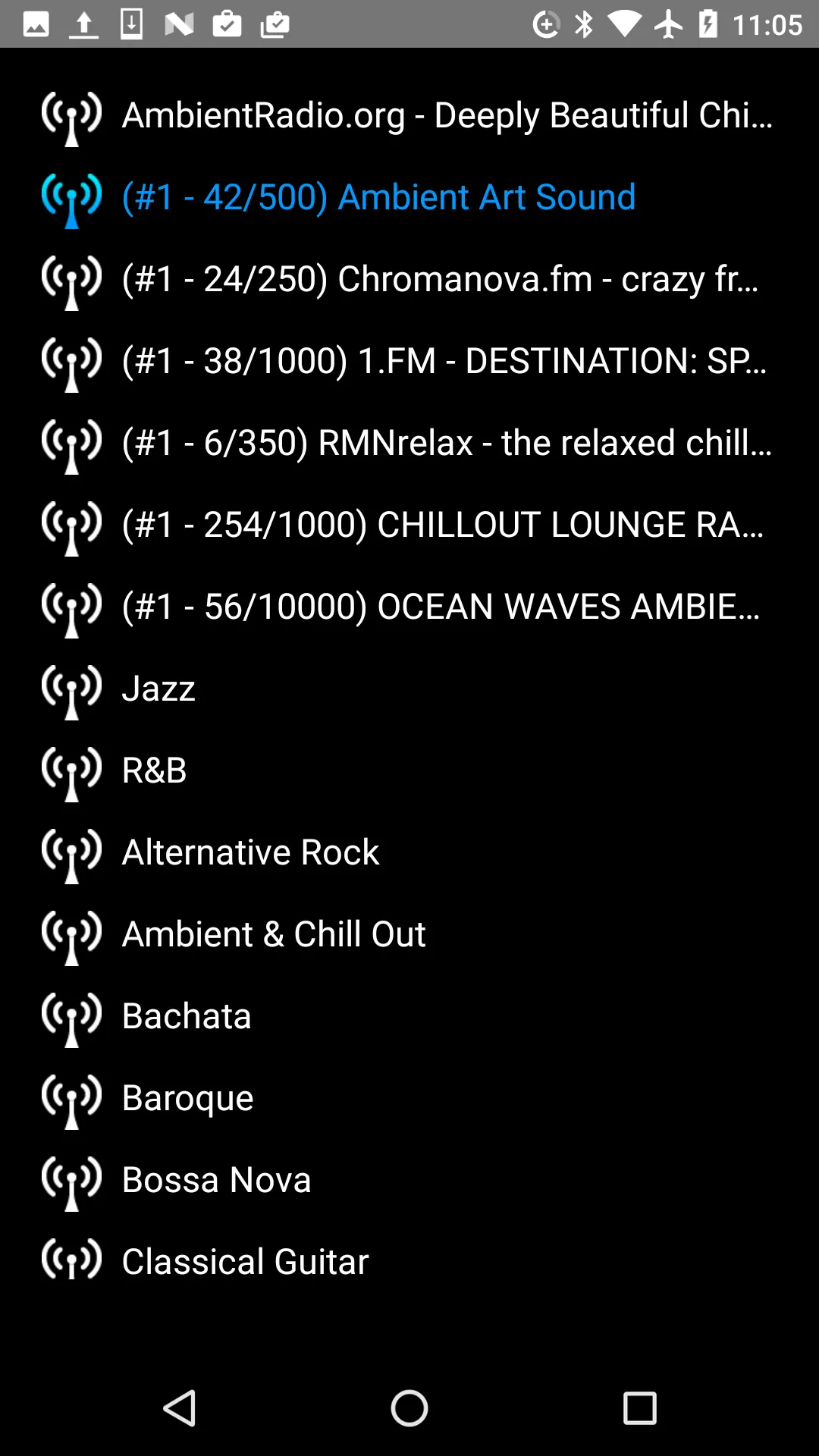 Ambient and Chill Out Radio | Indus Appstore | Screenshot