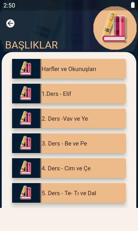 Osmanlıca Öğreniyorum Dersleri | Indus Appstore | Screenshot